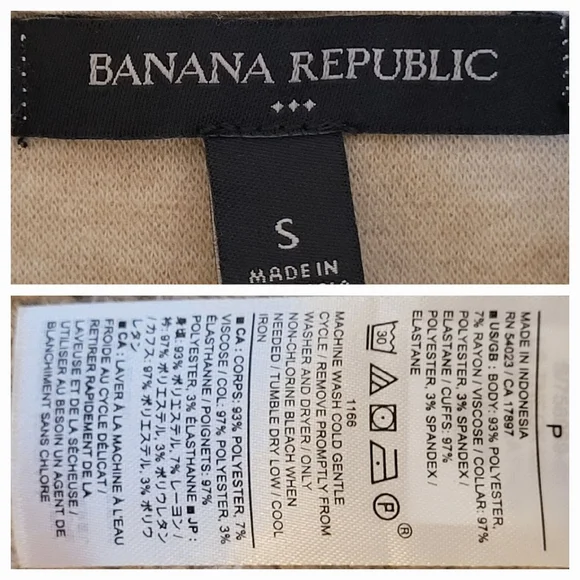 new!BANANA REPUBLIC fine structured ribknit turtleneck special split cuff detail - Picture 12 of 17